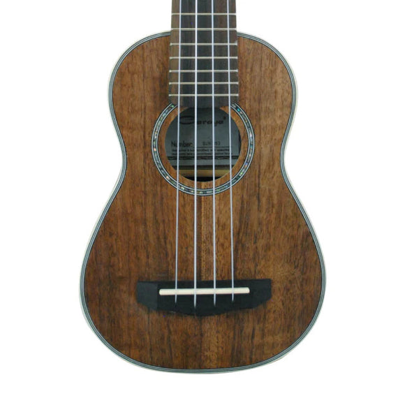 UKULELE DE NOGAL CON FUNDA  CARAYA   SUK-163 - Hergui Musical