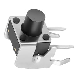 PAQ. 5 PZAS. DE MICRO SWITCH 2P CON SOPORTE 6X6mm B.5mm  XTRON   SW-050C - Hergui Musical