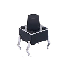 MICRO SWITCH 4 PATAS 6X6mm BOTON 7mm  XTRON   SW-070A - Hergui Musical
