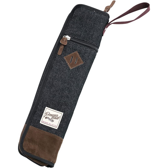 FUNDA PARA BAQUETAS  MEZCLILLA NEGRA POWERPAD DESIGNER MARCA TAMA   TSB12DBK - Hergui Musical