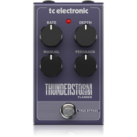 PEDAL FLANGER PARA GUITARRA, ESTILO VINTAGE, CIRCUITO ANALÓGICO, MODULACIONES TRIDIMENSIONALES INCREÍBLES, TRUE BYPASS, TOP-MOUNTED I/O   T.C. ELECTRONICS  THUNDERSTORM-FLANG - Hergui Musical