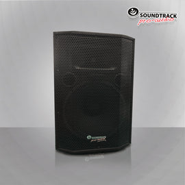 BAFLE 15" AMPLIFICADO 200w RMS MADERA CUBIERTA DE FIELTRO  SOUNDTRACK   TITAN-15P - herguimusical