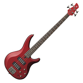 BAJO ELÉCTRICO (4 CUERDAS) ACTIVO CON PRESETS EQ CANDY APPLE RED  YAMAHA   TRBX304CAR - herguimusical