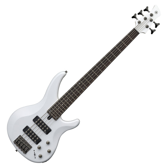 BAJO ELÉCTRICO (5 CUERDAS) ACTIVO CON PRESETS EQ BLANCO  YAMAHA   TRBX305W - herguimusical