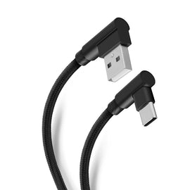 Cable USB a USB C con conectores a 90 de 1,2 m  STEREN   USB-3965 - Hergui Musical