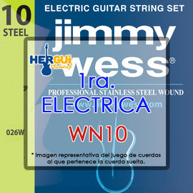 CUERDA 4ta. Cal. 26  ELECTRICA JIMMY WESS WA26(12) - herguimusical