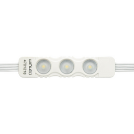 TIRA CON 10 MODULOS DE 3 LEDS SMD2835 110-140VCA 1.6W BLANCO FRIO  WINLED   WMO-020 - herguimusical