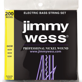 JGO DE 4 CUERDAS P/ BAJO ELÉCTRICO JIMMY WESS WNB200 - herguimusical