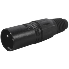 PLUG CANON MACHO PROEL   XLR-3MVBK - Hergui Musical