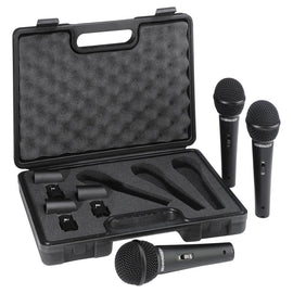 PAQUETE DE 3 MICRÓFONOS ALAMBRICOS   BEHRINGER     XM1800S - herguimusical