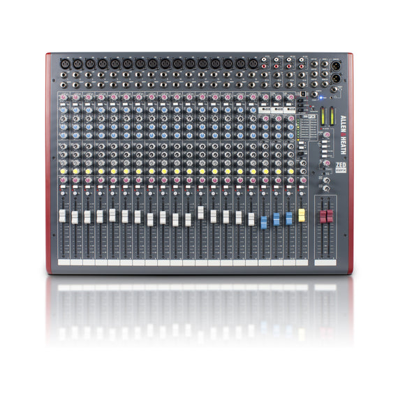 MEZCLADORA PASIVA 22 CANALES (16 DIRECTOS, 6 COMPARTIDOS)   ALLEN & HEATH   ZED-22FX - herguimusical