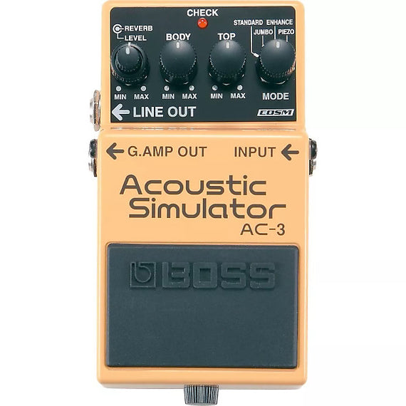 PEDAL DE EFECTO ACOUSTIC SIMULATOR BOSS AC3 - herguimusical