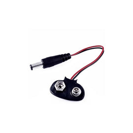 Broche con plug de 2.1mm para pila de 9v  RADOX   660-328 - Hergui Musical
