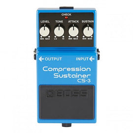 PEDAL DE EFECTO BOSS COMPRESSION  SUSTAINER  CS-3 - herguimusical