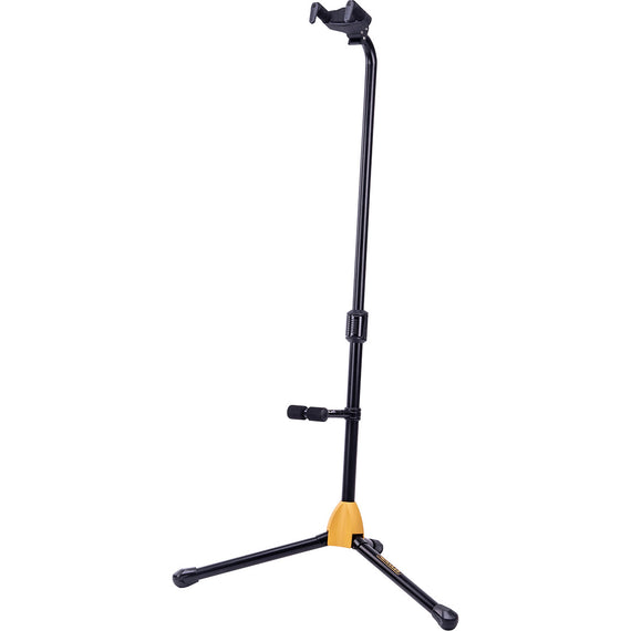 Soporte para guitarra, yugo mejorado de agarre automático (AGS), embrague de ajuste de altura instantáneo HERCULES  GS412B-PLUS - Hergui Musical