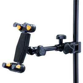 Soporte 2 en 1 para tablet y teléfono, rango de soporte más amplio, conexión de trípode universal, mecanismo de bloqueo TightVice giratorio de 360 grados HERCULES DG307B - Hergui Musical