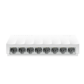 Switch 8 puertos, No administrable TP-LINK LS1008, Blanco, 2,64 W,  LS1008   SWTTPL740 - herguimusical