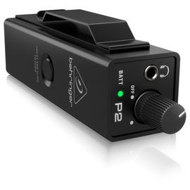 AMPLIFICADOR BEHRINGER PERSONAL ULTRA COMPACTO DE IN-EARS PARA APLICACIONES DE MONITOREO, CONECTOR DE ENTRADA COMBO XLR/TRS   P2 - herguimusical