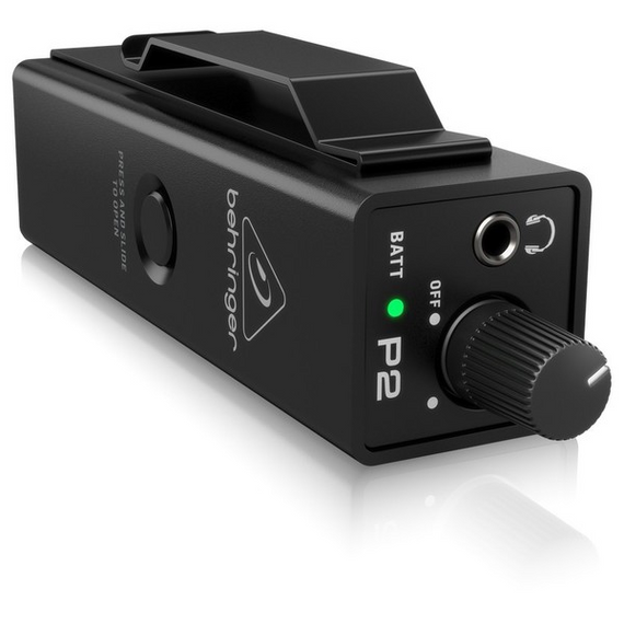 AMPLIFICADOR BEHRINGER PERSONAL ULTRA COMPACTO DE IN-EARS PARA APLICACIONES DE MONITOREO, CONECTOR DE ENTRADA COMBO XLR/TRS   P2 - herguimusical