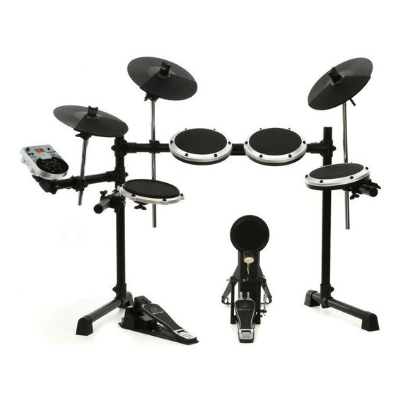 BATERÍA ELECTRÓNICA BEHRINGER DE 8 PIEZAS CON 123 SONIDOS, 15 DRUM SETS E INTERFACE USB, MÓDULO HDS110USB, 10 PRESETS DE FÁBRICA Y 5 DE USUARIO, TECNOLOGÍA HDS (HIGH DEFINITION SAMPLING)   XD8USB - herguimusical